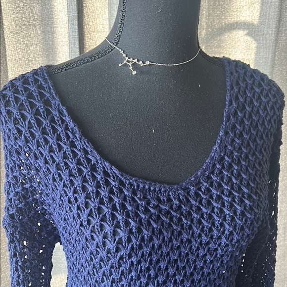 Sperry Navy Scoop Neck Sweater - Picture 4 of 5